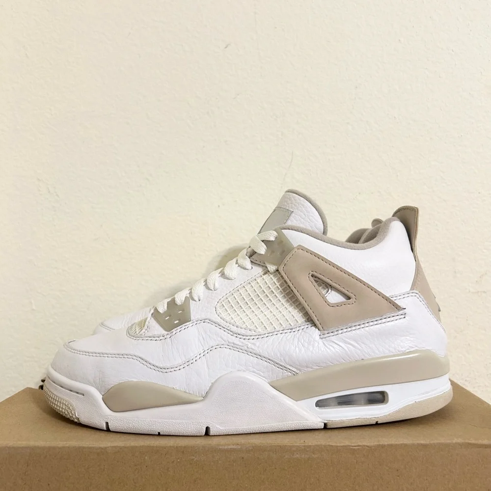 AUTHENTIC RARE Jordan 4 Retro Sand size 8Y / 8 Men’s 487724-118 2017 PRE-OWNED